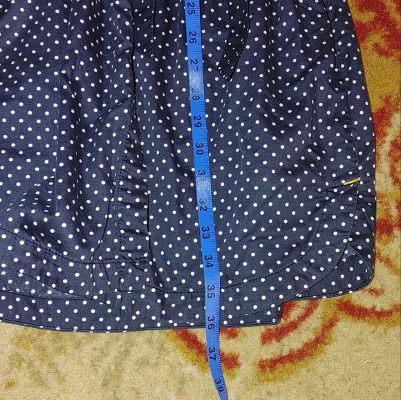 Tommy Hilfiger Navy Polka Dot Classic Preppy Girl Shirt Dress. - Picture 7 of 7